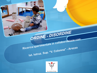 Ricerca Ordine - disordine